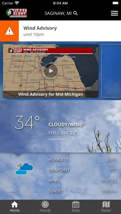 WNEM Weather screenshot 1