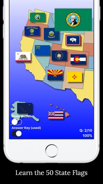 United States Map Quiz screenshot 2