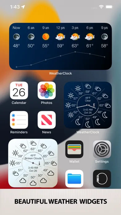 Weather Clock Widget screenshot 2