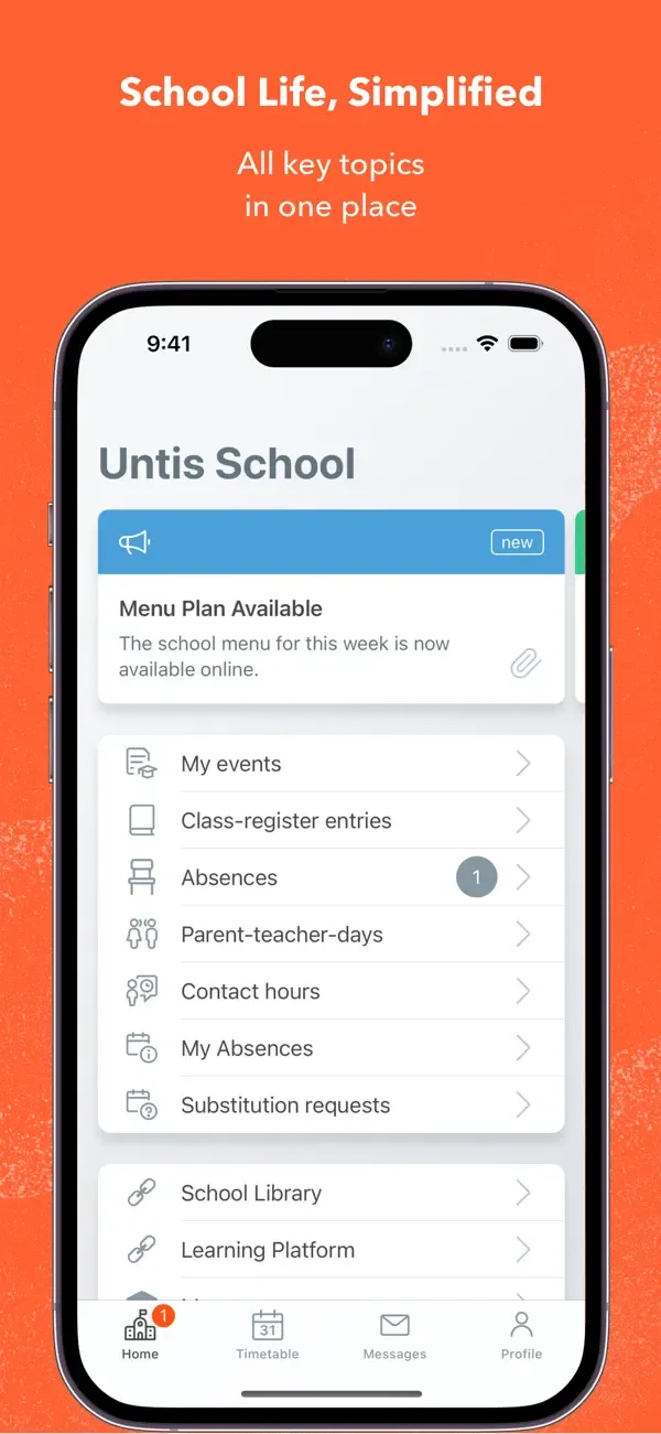 Untis Mobile screenshot 2
