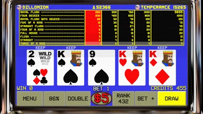 Video Poker Big Win Jackpot screenshot 1