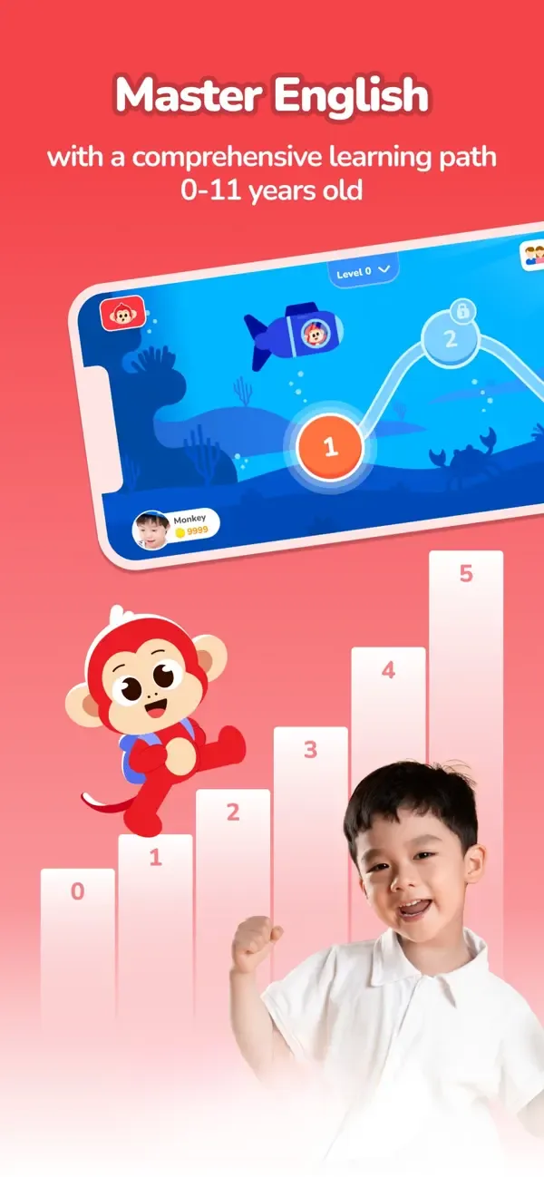 Monkey Junior-English For Kids screenshot 1