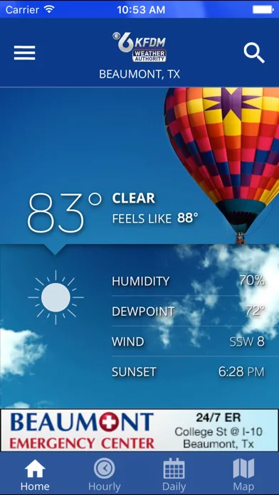 KFDM WX screenshot 1