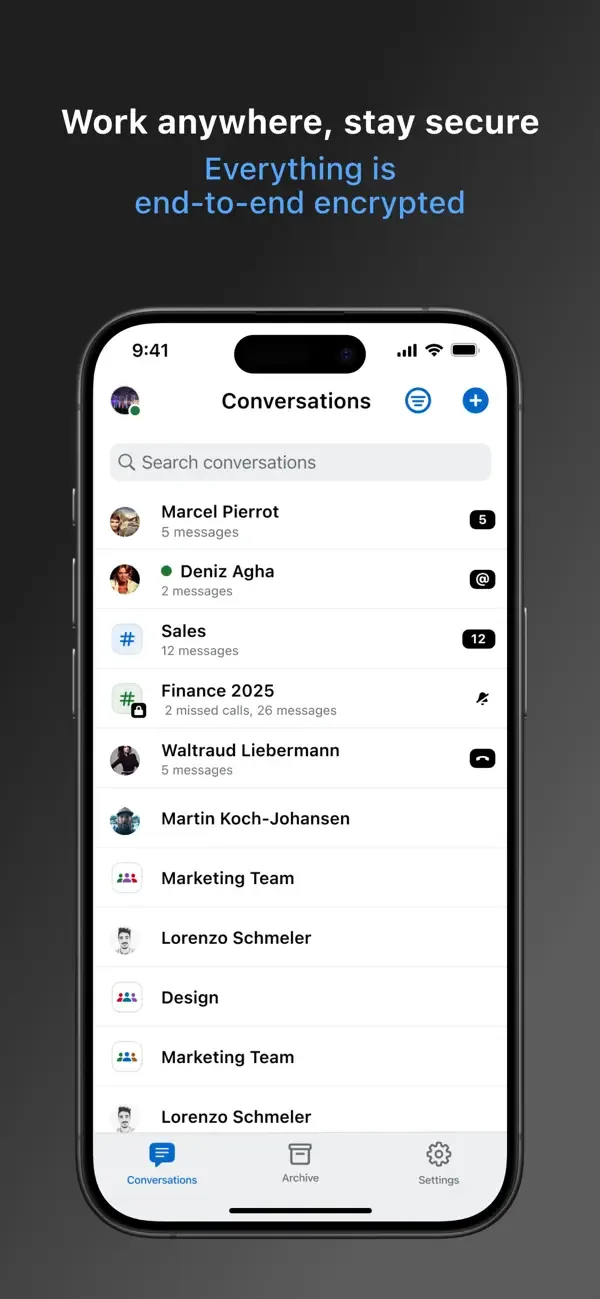 Wire • Secure Messenger screenshot 1