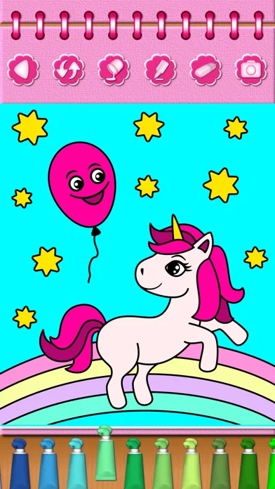 Unicorn Coloring Pony Games screenshot 2
