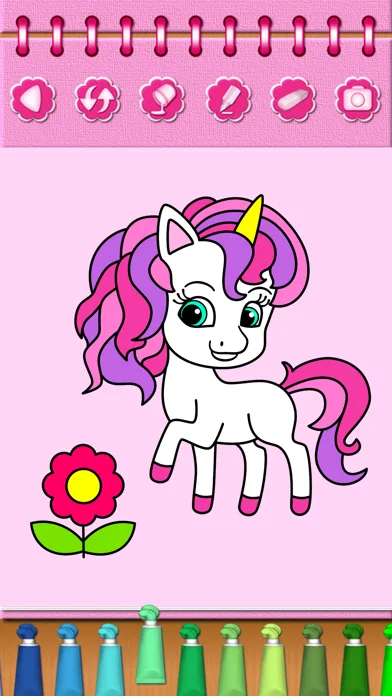 Unicorn Coloring Pony Games screenshot 3