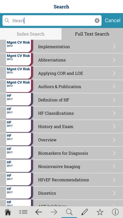 ACC Guideline Clinical App screenshot 1