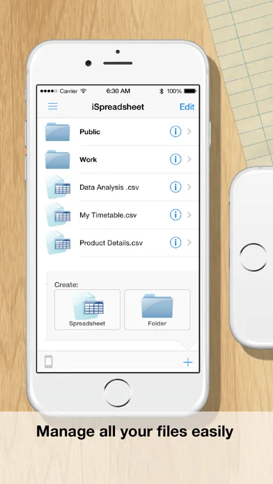 iSpreadsheet™ screenshot 1