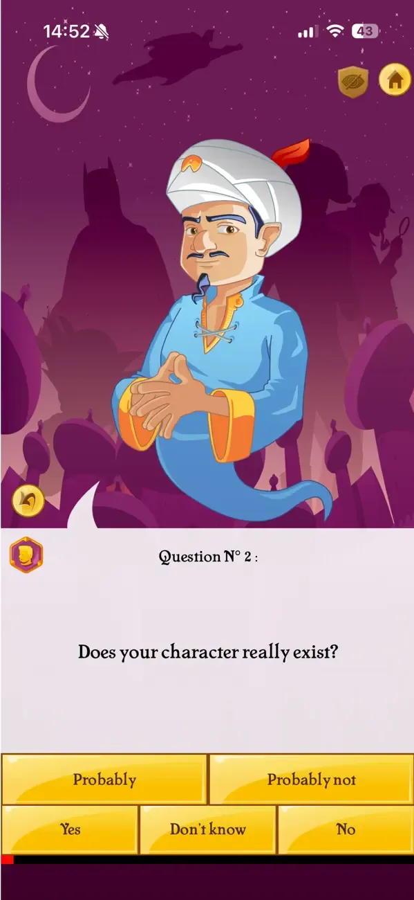 Akinator screenshot 2
