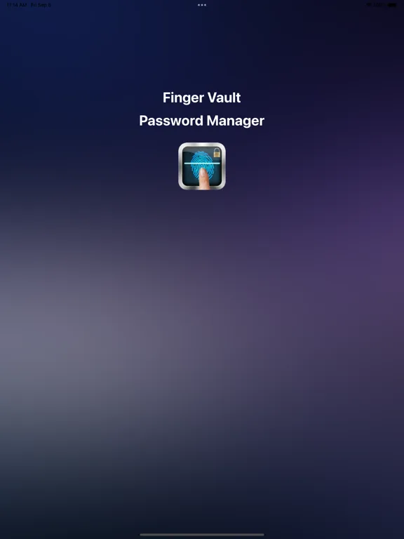 Finger Vault Password Manager screenshot 3