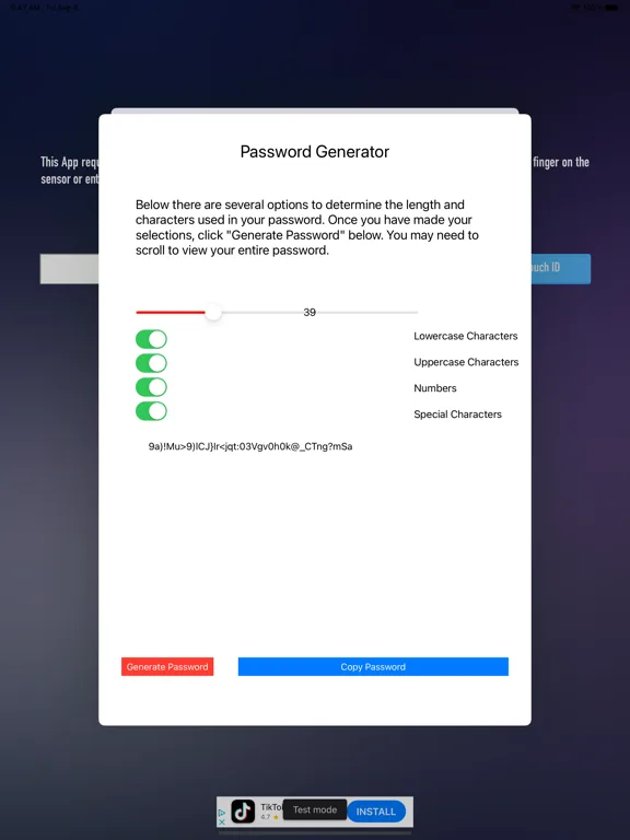Finger Vault Password Manager screenshot 5