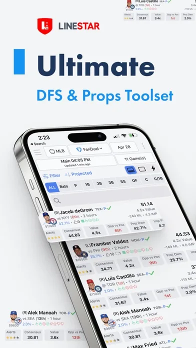 LineStar for FanDuel DFS screenshot 1