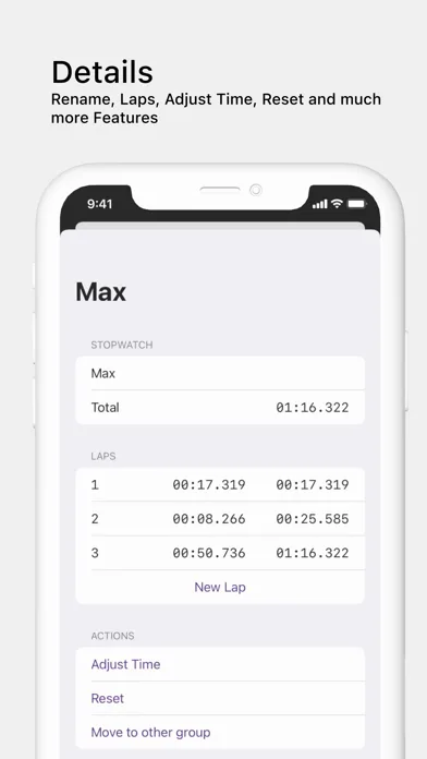 Multi-Stopwatch screenshot 2