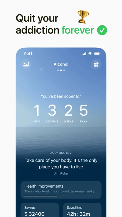 Clean Day — Sobriety Counter screenshot 1