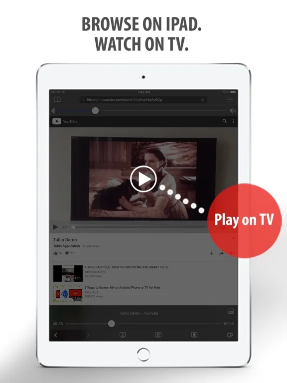 Tubio - Cast Web Videos to TV screenshot 5