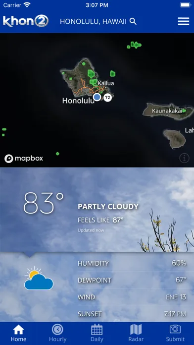 KHON2 WX - Radar & Forecasts screenshot 1