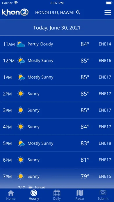 KHON2 WX - Radar & Forecasts screenshot 2