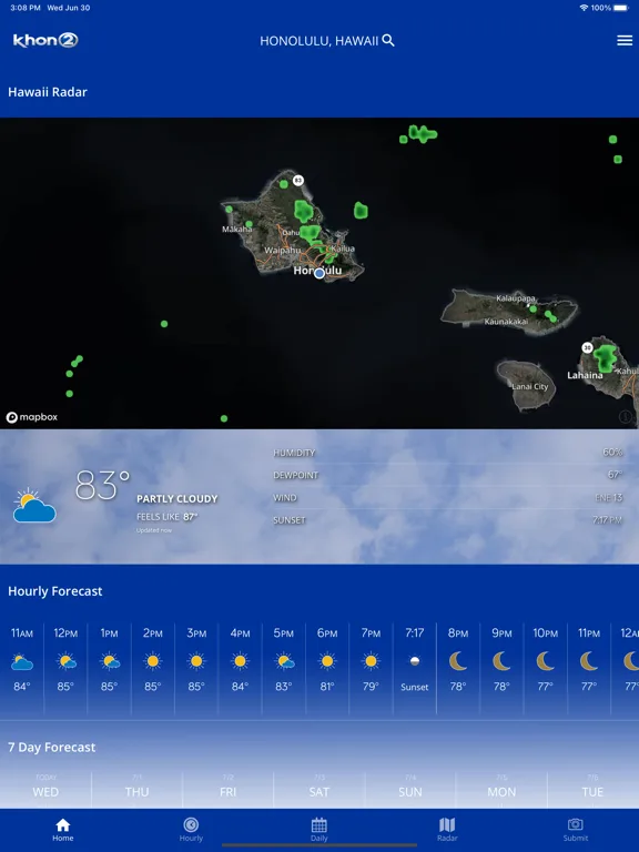 KHON2 WX - Radar & Forecasts screenshot 4