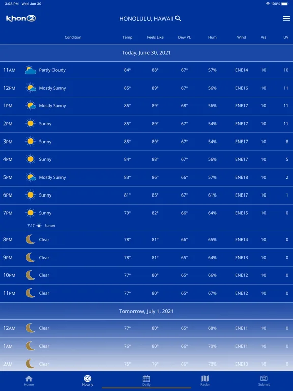 KHON2 WX - Radar & Forecasts screenshot 5
