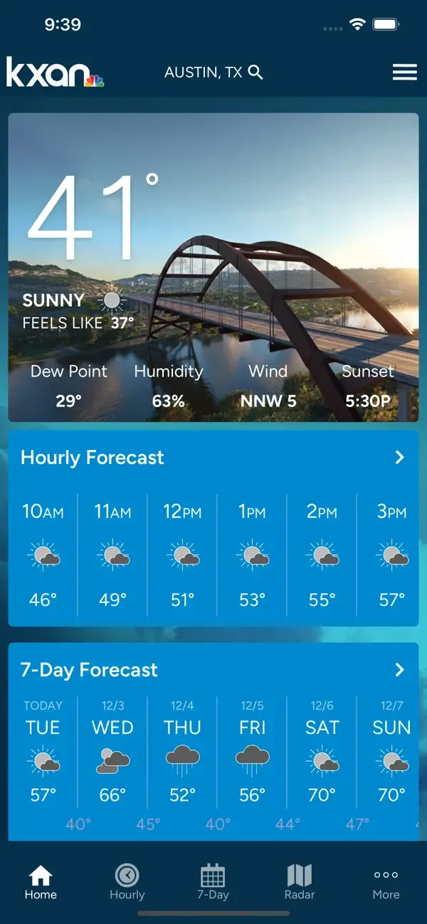 KXAN Weather screenshot 1