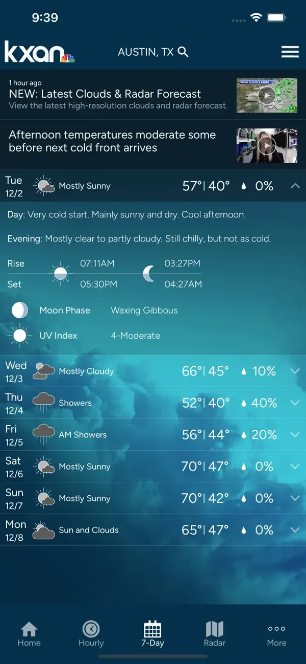 KXAN Weather screenshot 3