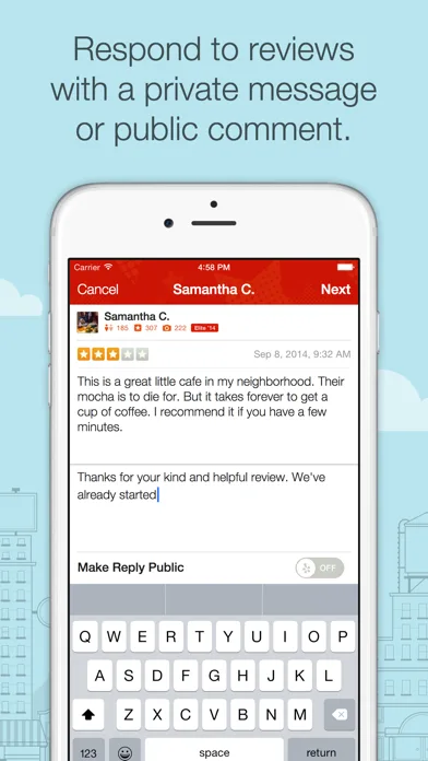Yelp for Business App screenshot 3