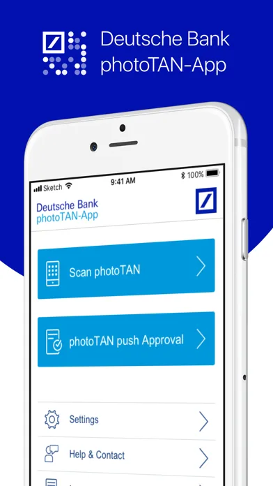 Deutsche Bank photoTAN screenshot 1