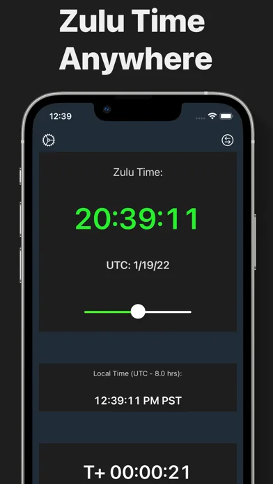 Zulu Time Widget - GMT/UTC screenshot 1