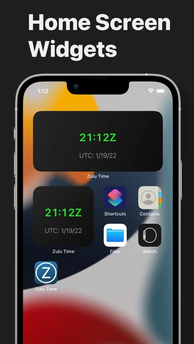 Zulu Time Widget - GMT/UTC screenshot 3