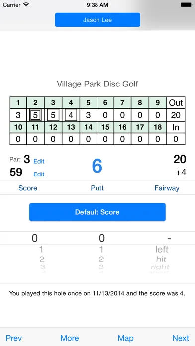 Disc Golf GPS Course Directory screenshot 1