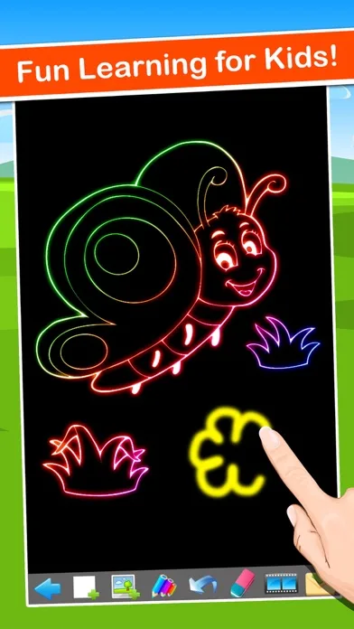 Doodle Draw Coloring Book Pad - fun color & paint on drawing Christmas game for kids (boys & girls) screenshot 3