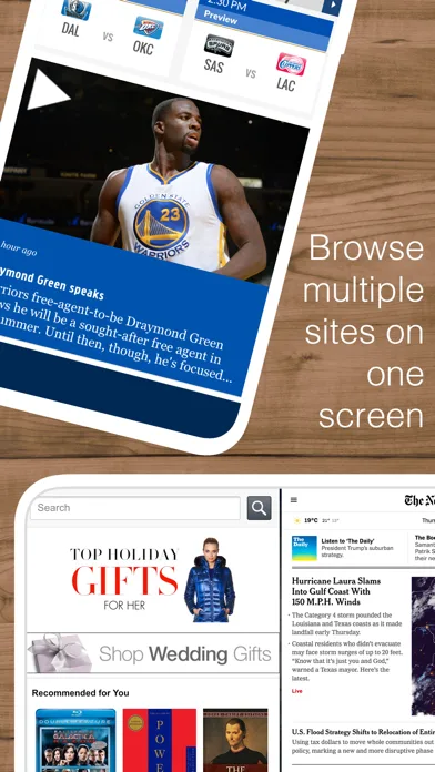 Split Web Browser screenshot 1