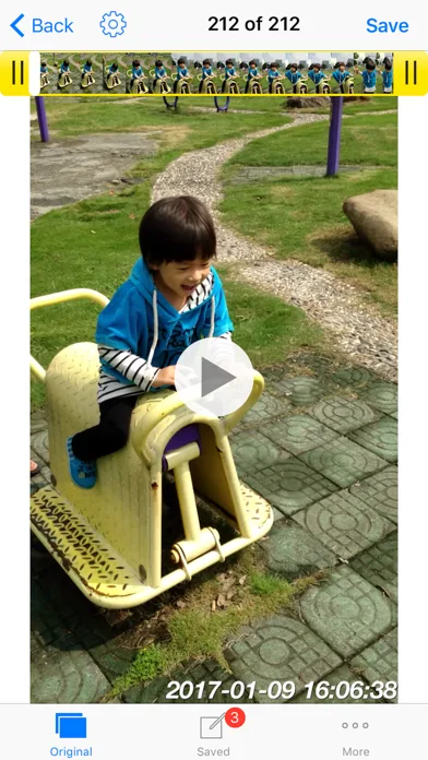 Timestamp photo and video screenshot 1