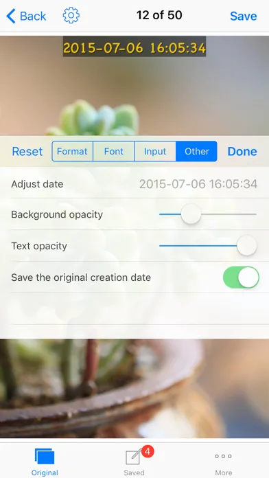 Timestamp photo and video screenshot 5