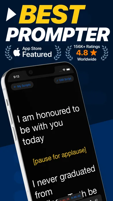 Teleprompter screenshot 1