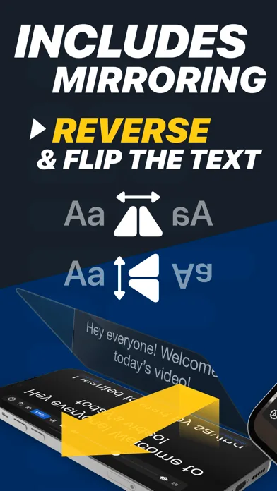 Teleprompter screenshot 2