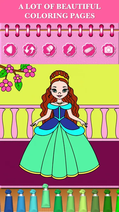 Pony Princess Coloring Book screenshot 2