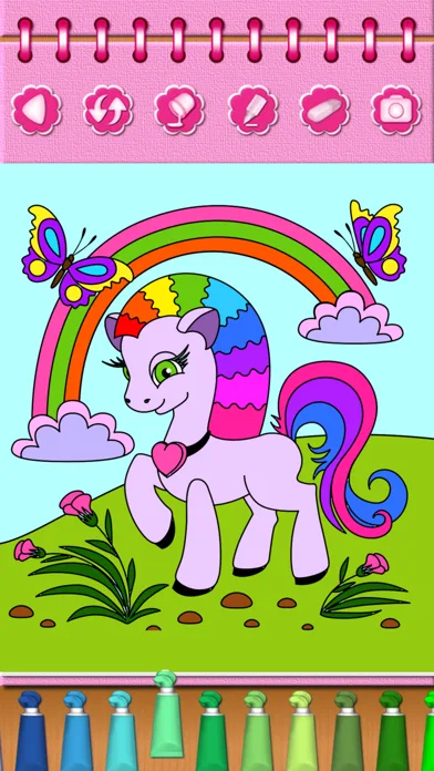 Pony Princess Coloring Book screenshot 4