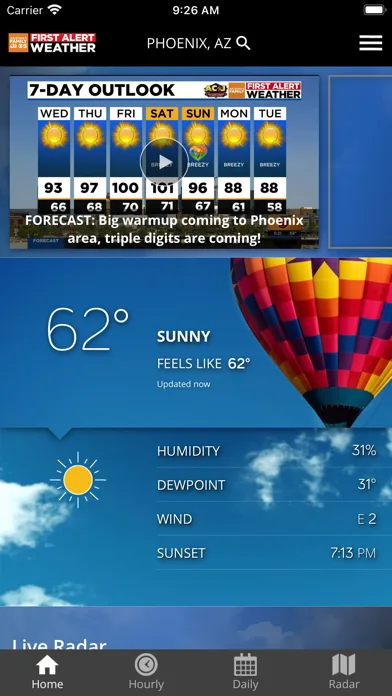 AZFamily's First Alert Weather screenshot 1