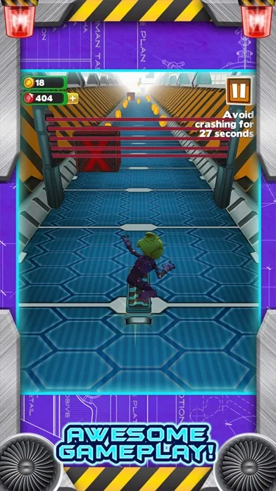 3D Skate Board Space Race - Awesome Alien Skater Racing Challenge FREE screenshot 2
