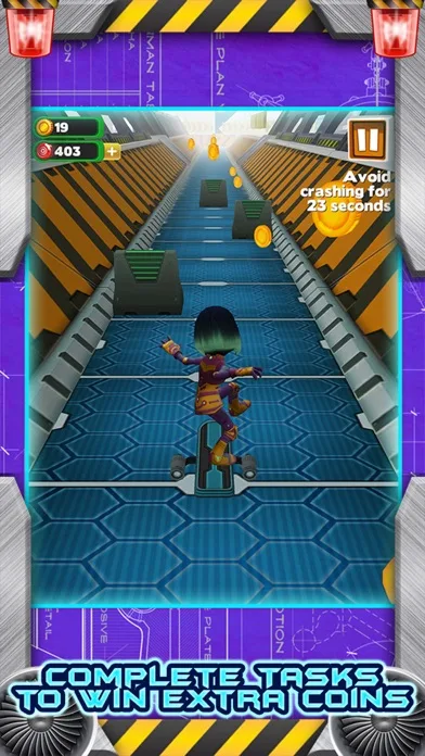 3D Skate Board Space Race - Awesome Alien Skater Racing Challenge FREE screenshot 4