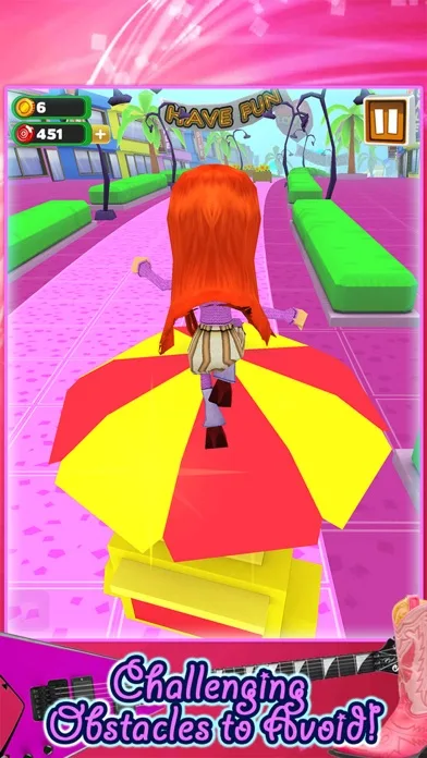 3D Fashion Girl Mall Runner Race Game by Awesome Girly Games FREE screenshot 1