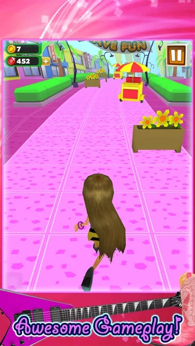 3D Fashion Girl Mall Runner Race Game by Awesome Girly Games FREE screenshot 2