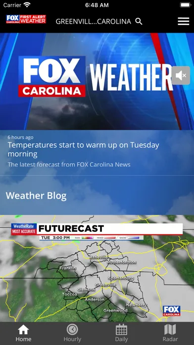 FOX Carolina First Alert Wx screenshot 2