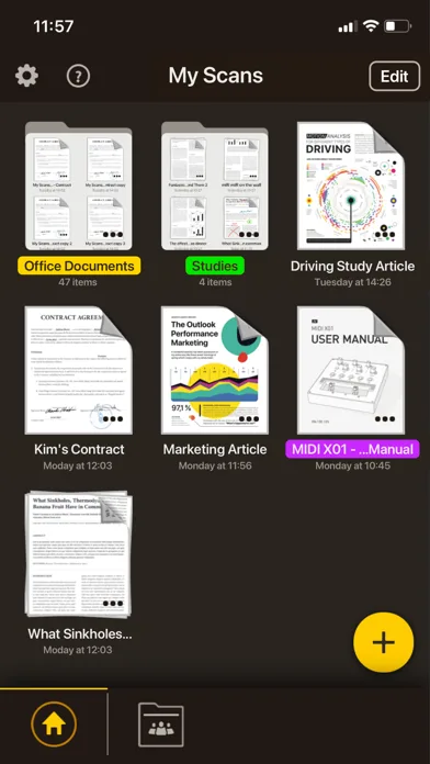 My Scans PRO, pdf scanner app screenshot 2