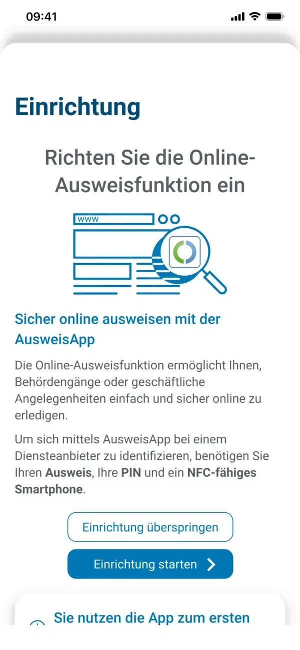 AusweisApp Bund screenshot 1