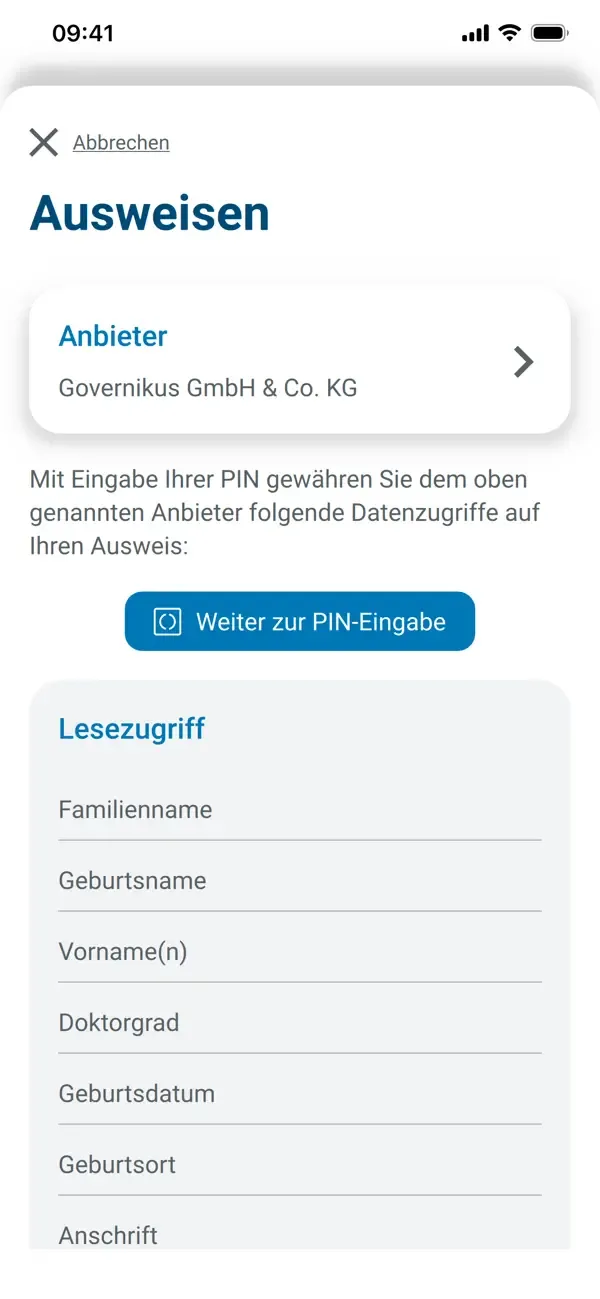 AusweisApp Bund screenshot 4