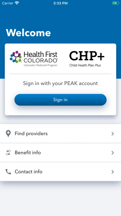 Health First Colorado screenshot 1