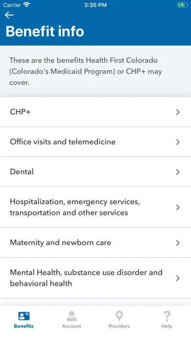 Health First Colorado screenshot 3