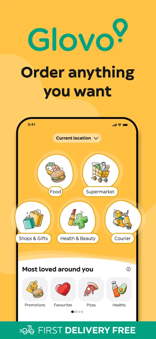 Glovo: Food Delivery, Takeaway screenshot 1